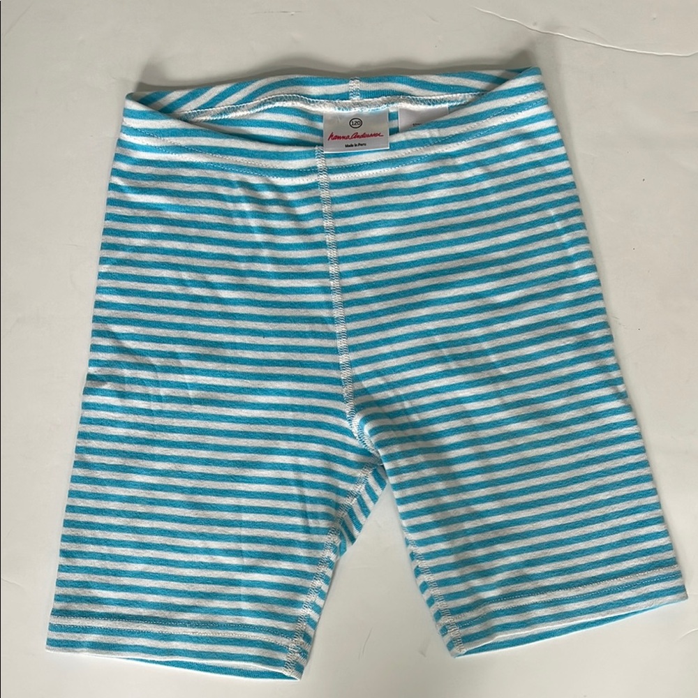 HANNA ANDERSSON Cotton Striped Shorts